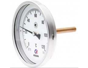 Термометр биметалл. БТ-51.211(0-250*C)L=150мм Ду100 - фото - 1